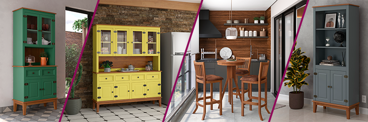 Móveis Coloridos: Como Incluir Novas Cores na Decoração? - Apaixone ...