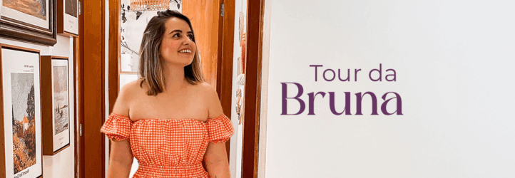 Confira o tour pela cristaleira da Bruna!